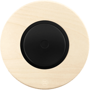 CLASSIC BEECHWOOD DIMMER LED BLACK SWITCH - DYKE & DEAN